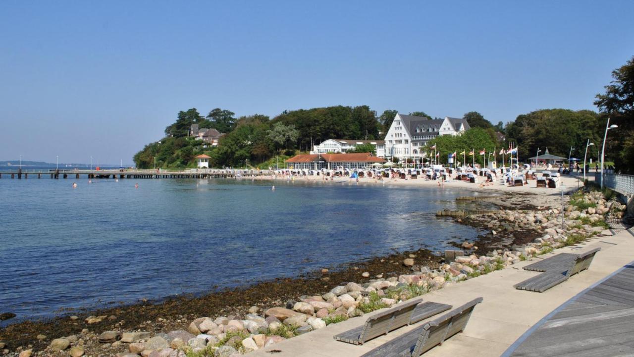 Strandblick Mit Strandkorb & Fahrraedern Lyksborg Eksteriør billede