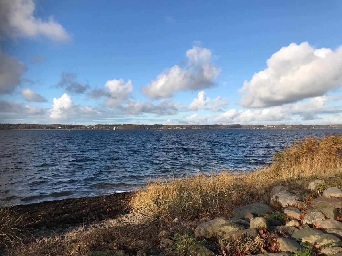 Strandblick Mit Strandkorb & Fahrraedern Lyksborg Eksteriør billede