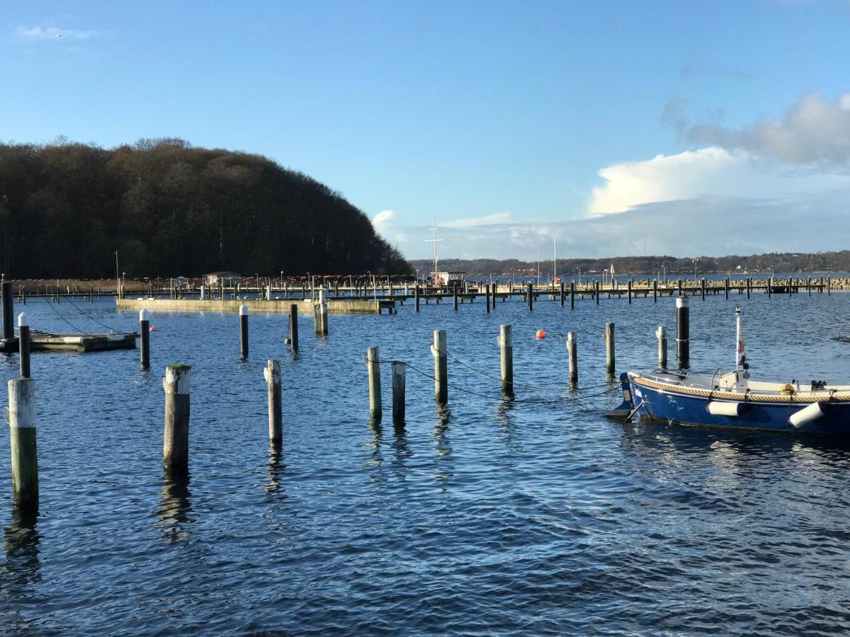 Strandblick Mit Strandkorb & Fahrraedern Lyksborg Eksteriør billede